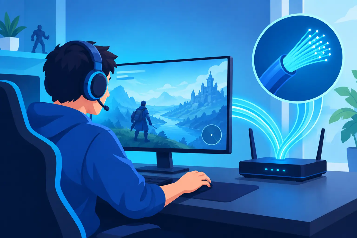 Can Fibre Support Gaming? What Players Need
