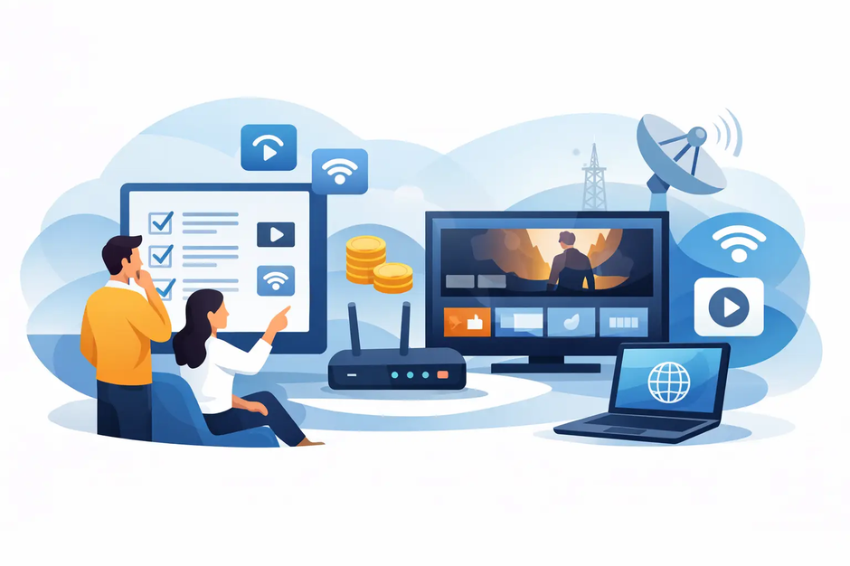 How to Choose TV Packages with Internet